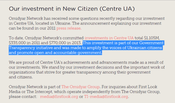 Our investiment in New Citizen